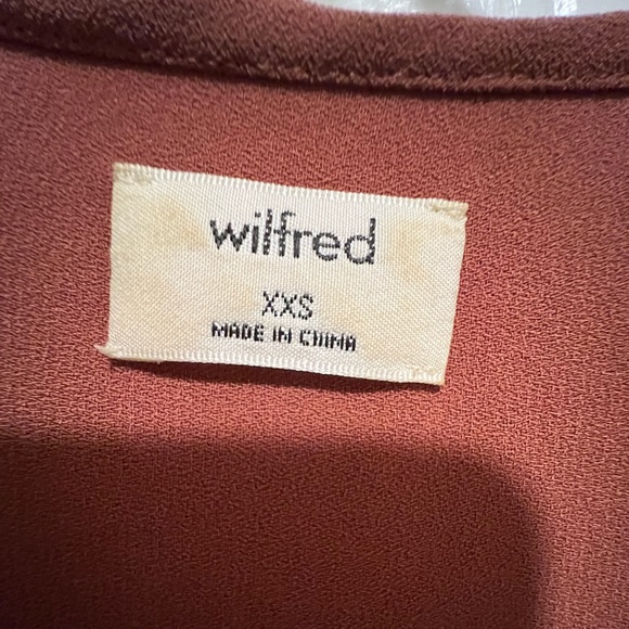 Aritzia Wilfred Flowy Tiered Mini Dress - Picture 2 of 4